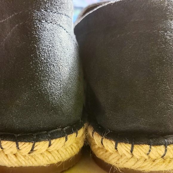 New Onia Zach Men's size 10 Navy blue suede leather espadrille casual shoe NWOB - Picture 6 of 8